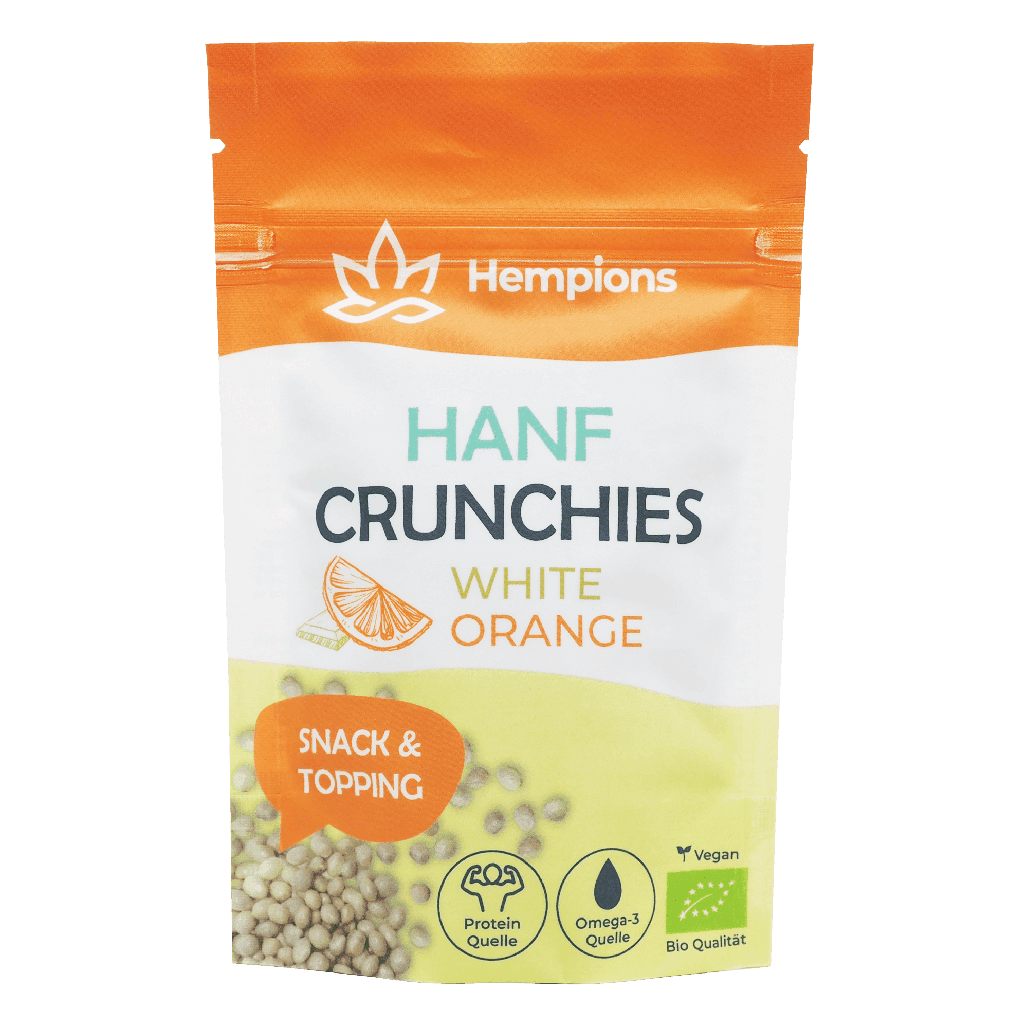 Bio Hanf Crunchies White Orange - 50g