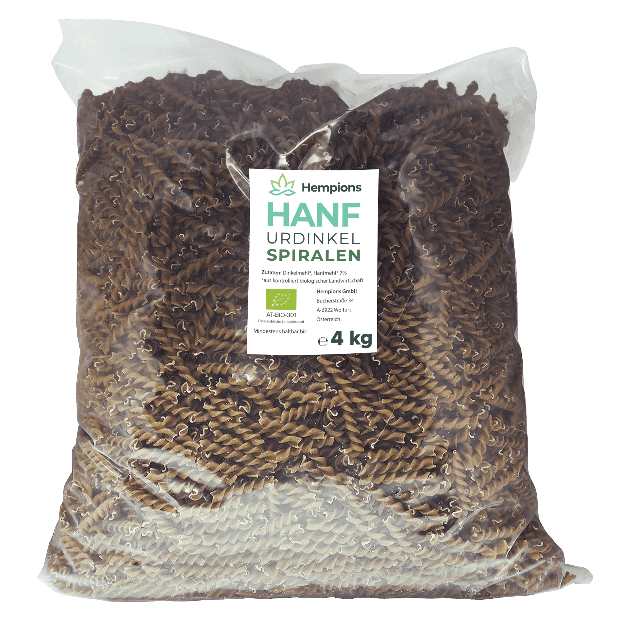 Bio Hanf Urdinkel Spiralen - 4kg