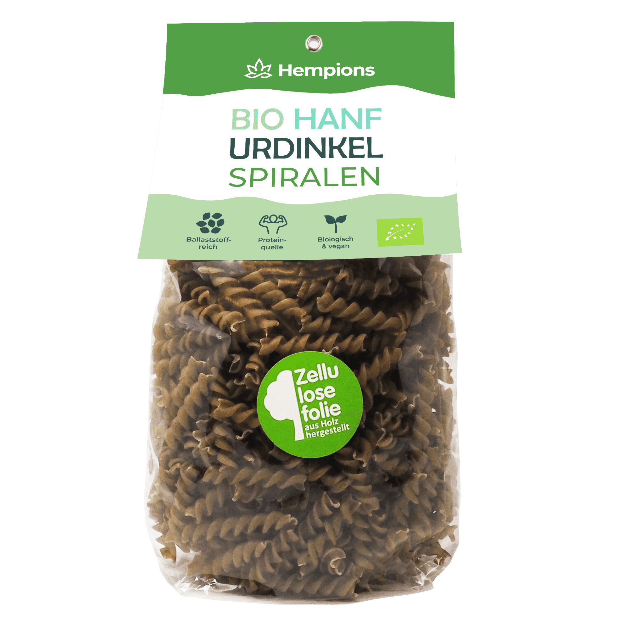 Bio Hanf Urdinkel Spiralen - 350g