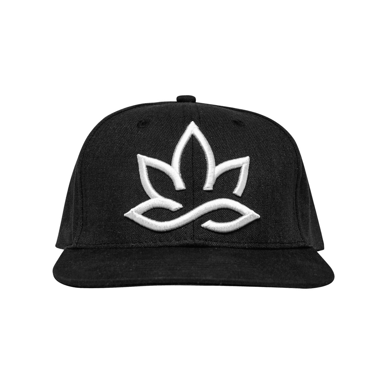 Hanf Snapback Cap - schwarz