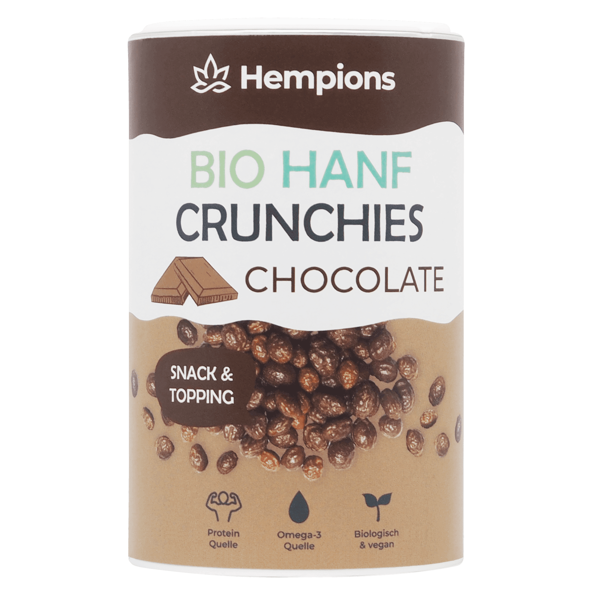 Bio Hanf Crunchies Chocolate - 200g