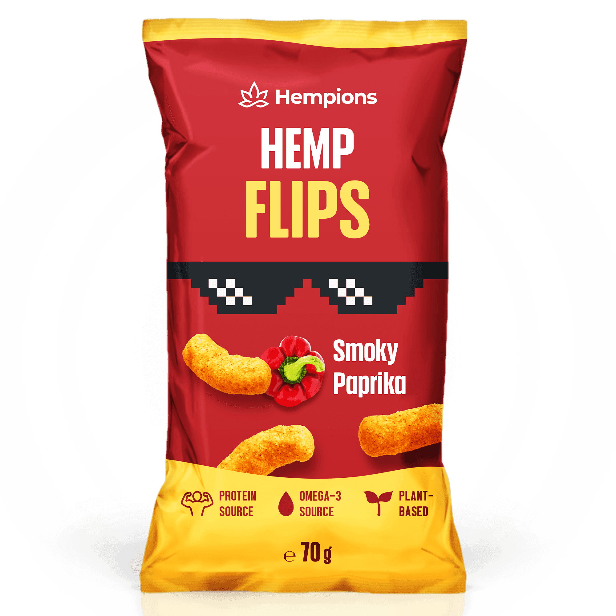 Bio Hemp Flips Smoky Paprika - 70g