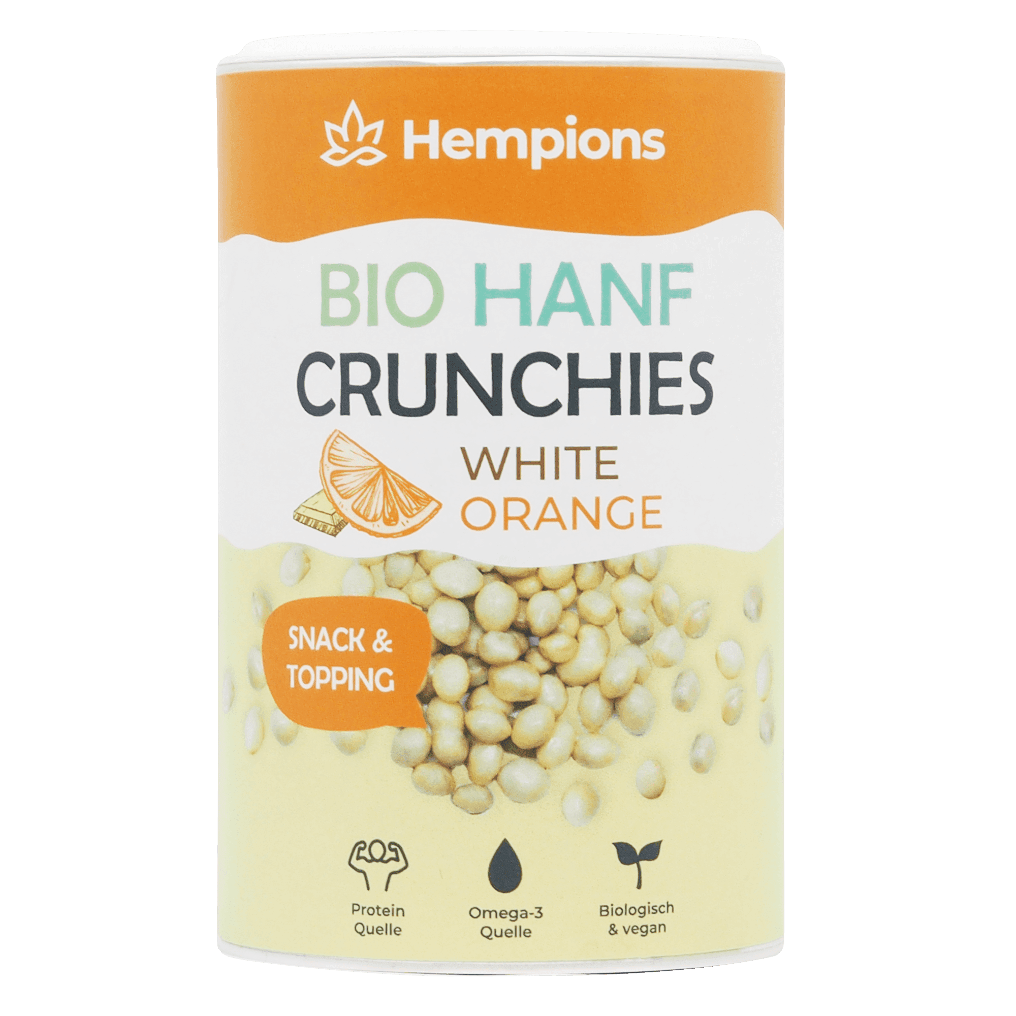 Bio Hanf Crunchies White Orange - 200g