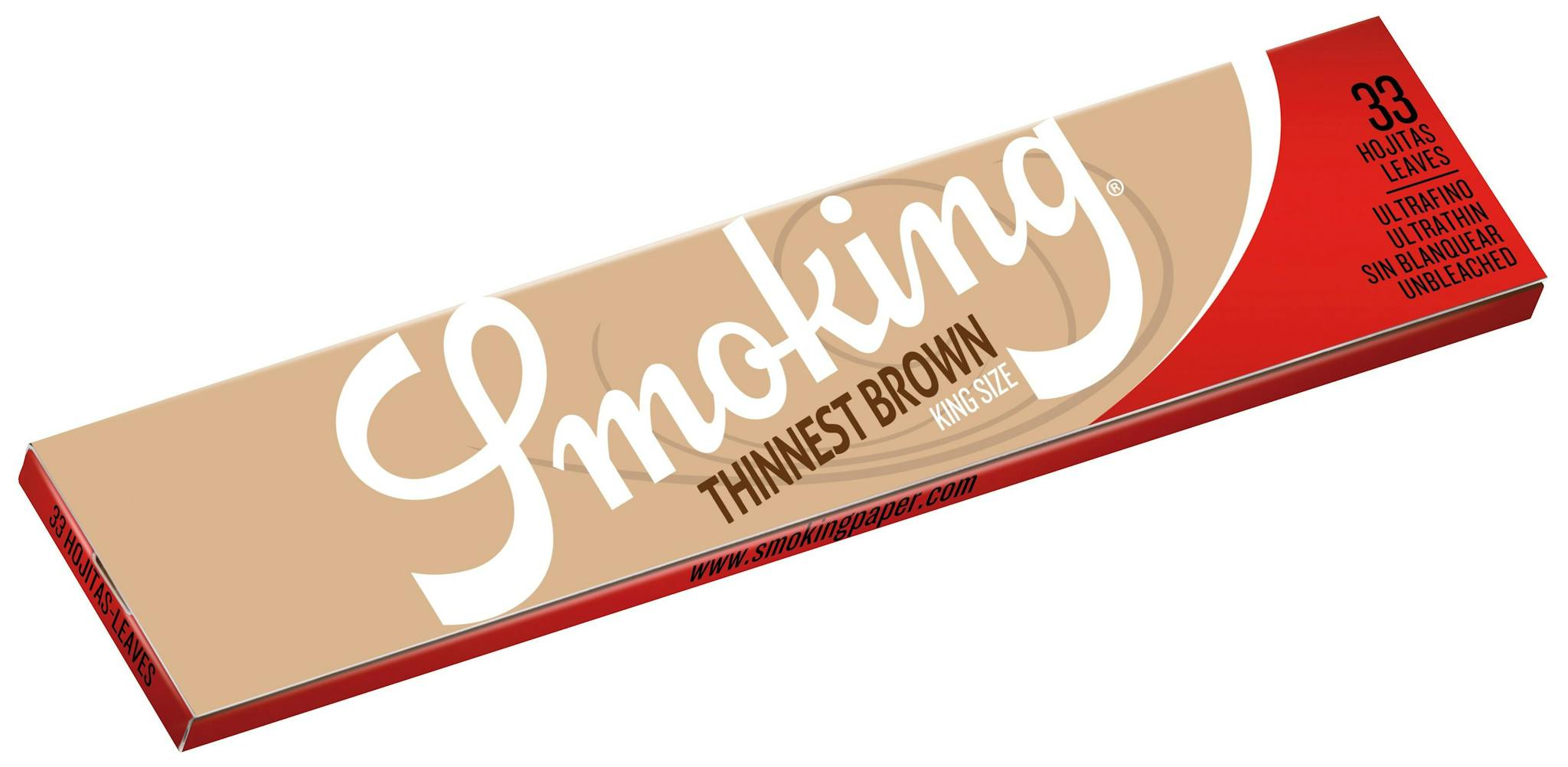 SMOKING THINNEST BROWN KS + TIPS