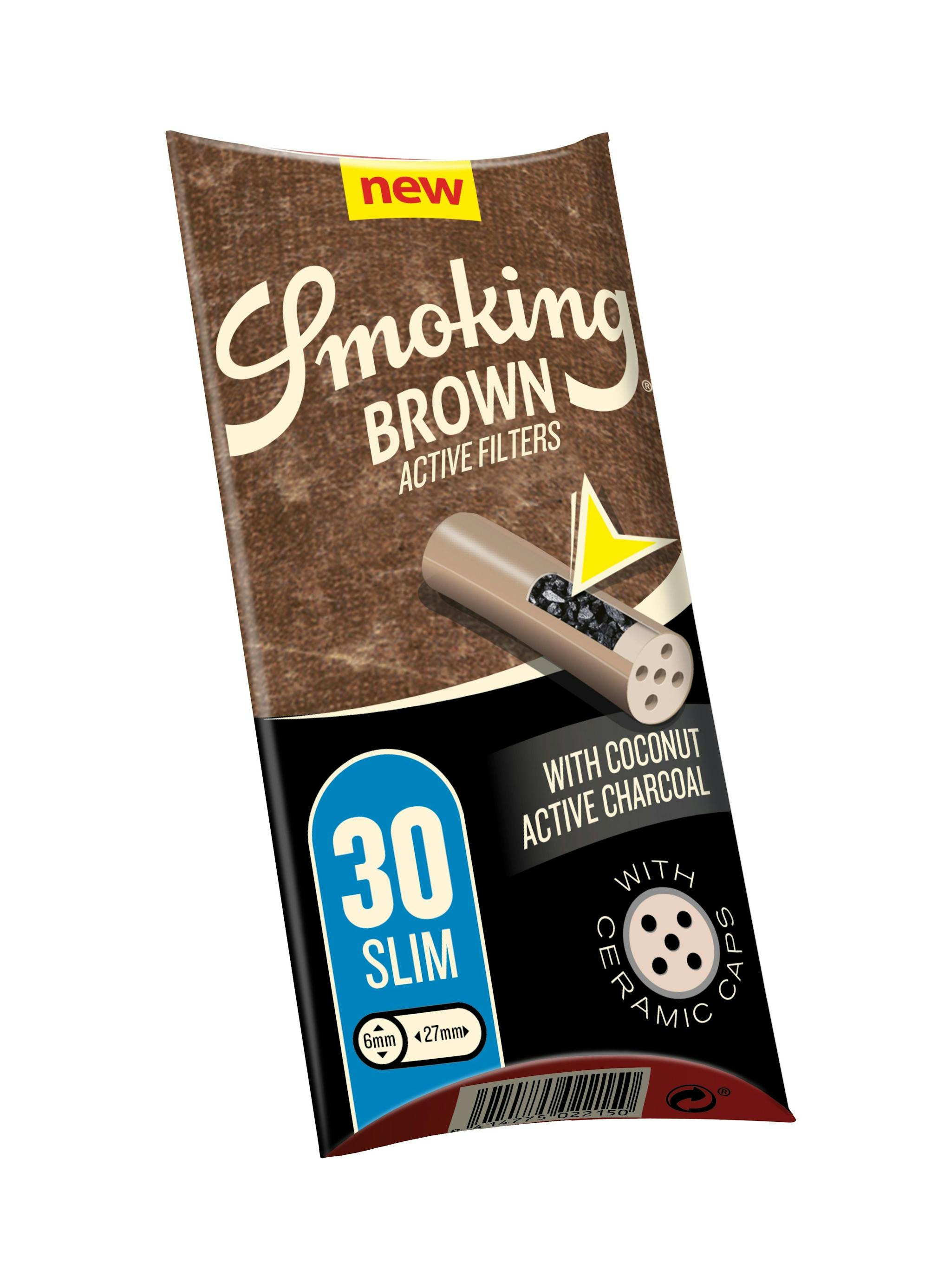 SMOKING SLIM ACTIVE BROWN FILTER