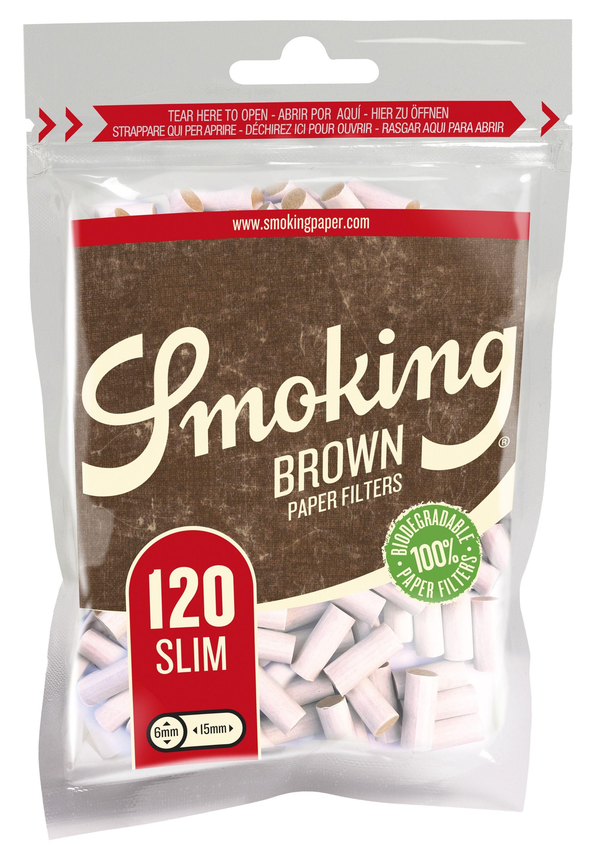 SMOKING BROWN CLASSIC SLIM FILTERS 120