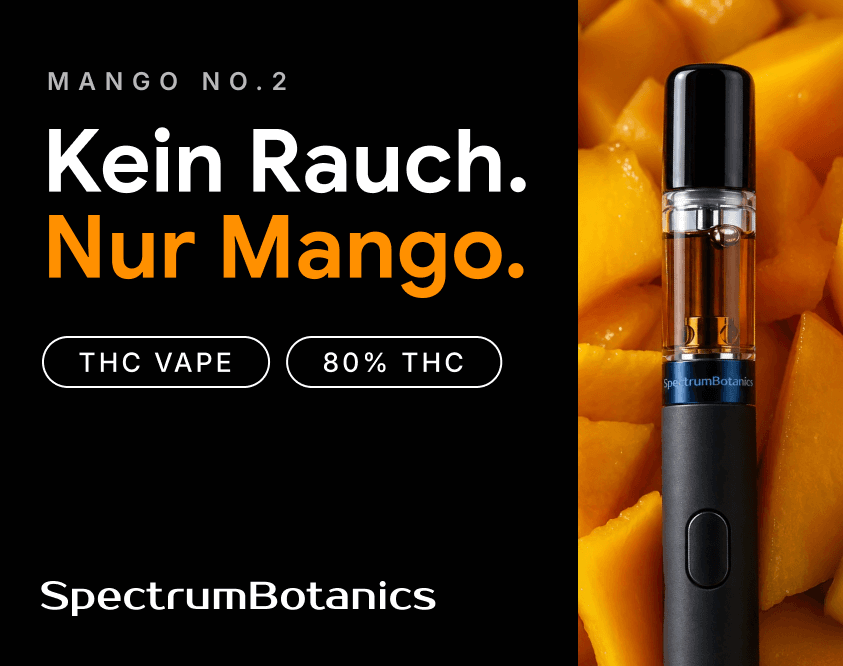 Spectrum Botanics medizinische Cannabis Vapes Mango No.2