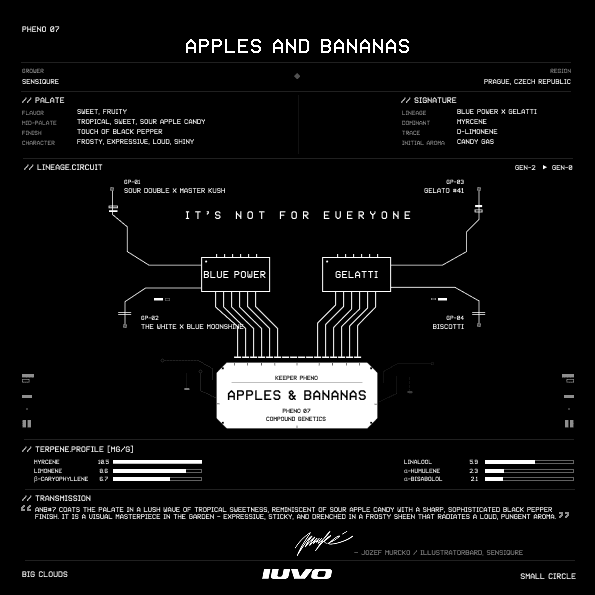 30/1 IUVO SQ Apples & Bananas